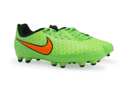 Nike Kids Magista Onda FG Posion Green/Total Orange/Flash Lime