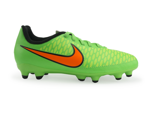 Nike Kids Magista Onda FG Posion Green/Total Orange/Flash Lime