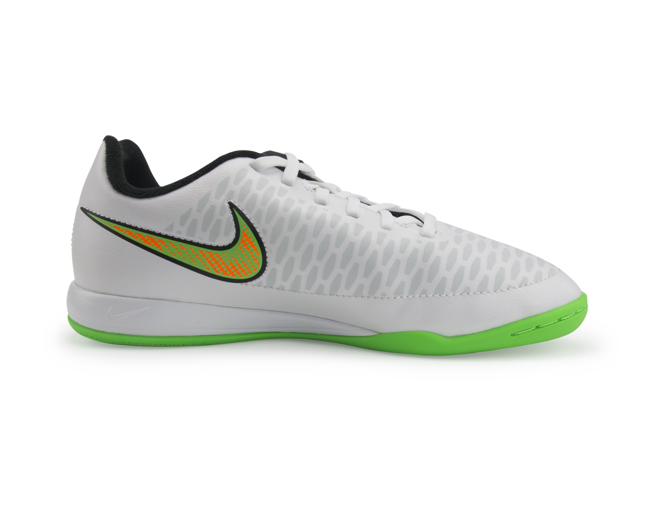 Nike Kids Magista Onda Indoor Soccer Shoes White/Poison Green/Black