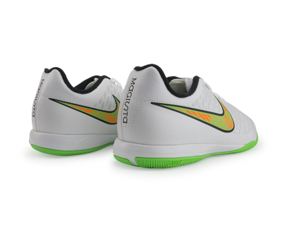 Nike Kids Magista Onda Indoor Soccer Shoes White/Poison Green/Black