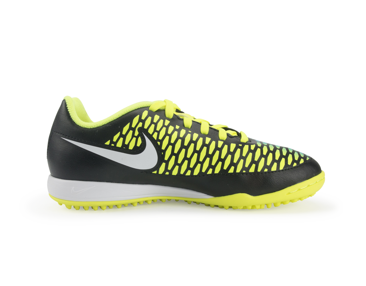 Nike Kids Magista Onda Turf Soccer Shoes Black/Volt/Blue Lagoon