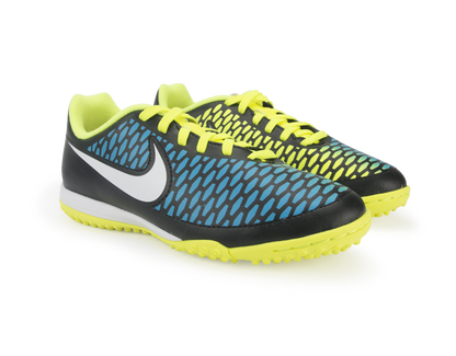 Nike Kids Magista Onda Turf Soccer Shoes Black/Volt/Blue Lagoon