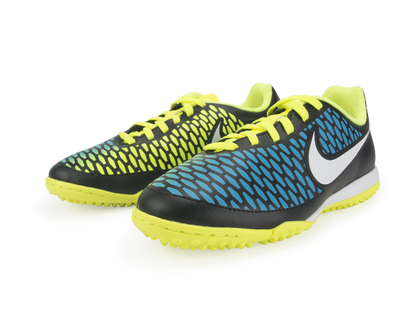 Nike Kids Magista Onda Turf Soccer Shoes Black/Volt/Blue Lagoon