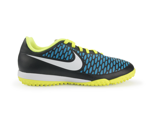 Nike Kids Magista Onda Turf Soccer Shoes Black/Volt/Blue Lagoon