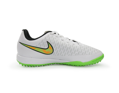 Nike Kids Magista Onda Turf Soccer Shoes White/Poison Green/Black