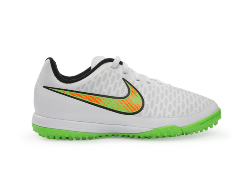 Nike Kids Magista Onda Turf Soccer Shoes White/Poison Green/Black