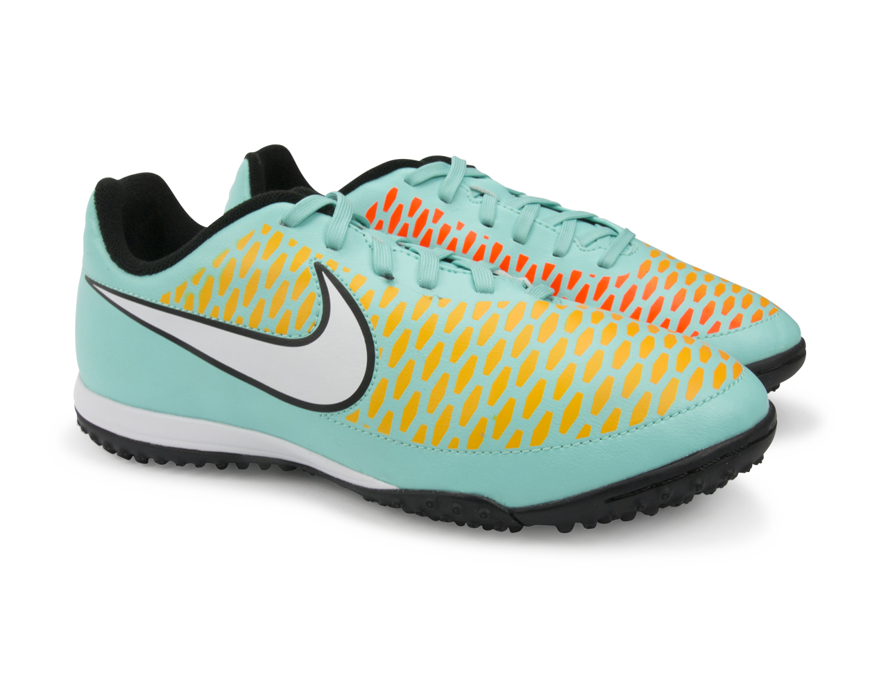 Nike Kids Magista Onda Turf Soccer Shoes Neo Turquoise/White/Hyper Crimson