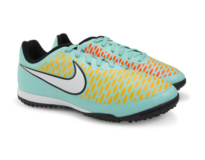Nike Kids Magista Onda Turf Soccer Shoes Neo Turquoise/White/Hyper Crimson