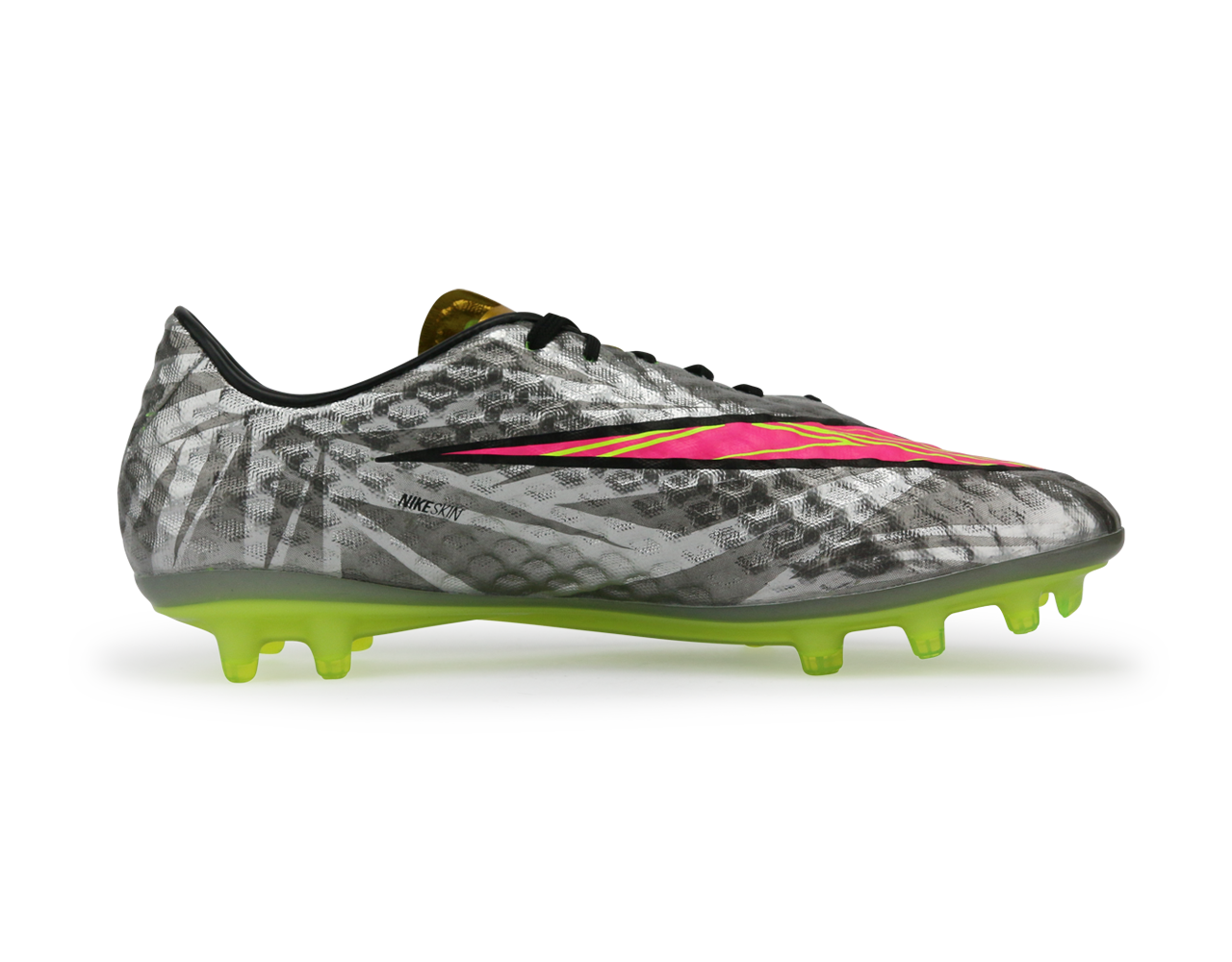 Nike Men's Hypervenom Phantom FG Chrome/Hyper Pink/Metalic Gold