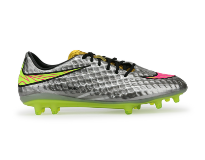 Nike Men's Hypervenom Phantom FG Chrome/Hyper Pink/Metalic Gold