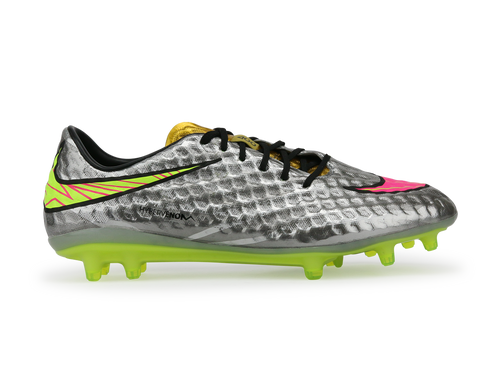 Nike Men's Hypervenom Phantom FG Chrome/Hyper Pink/Metalic Gold