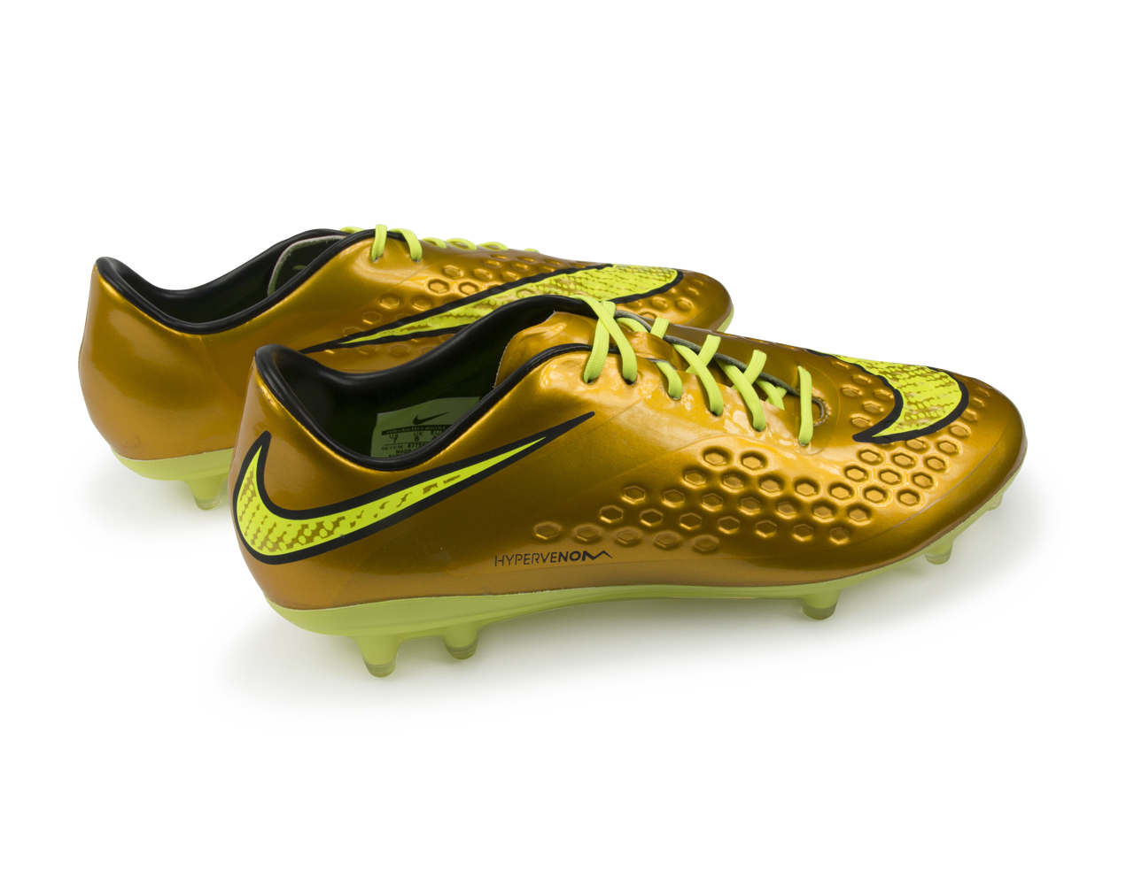 Nike Men's Hypervenom Phatal FG Metallic Gold/Black/Tour Yellow