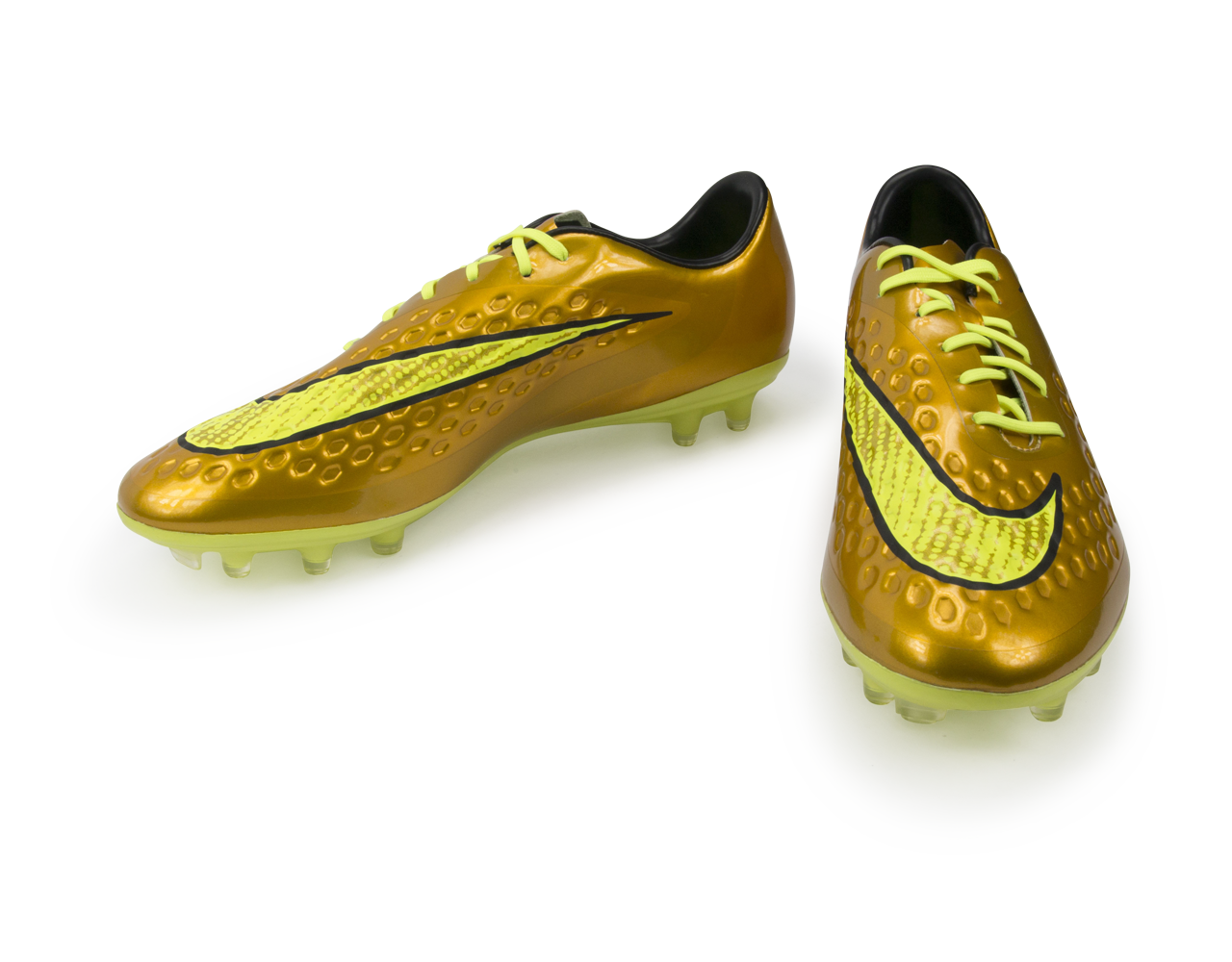 Nike Men's Hypervenom Phatal FG Metallic Gold/Black/Tour Yellow