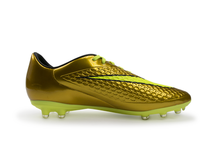 Nike Men's Hypervenom Phelon FG Metallic Gold/Black/Tour Yellow