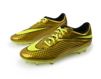 Nike Men's Hypervenom Phelon FG Metallic Gold/Black/Tour Yellow