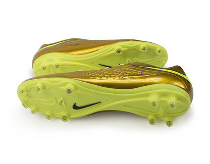 Nike Men's Hypervenom Phelon FG Metallic Gold/Black/Tour Yellow