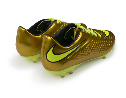 Nike Men's Hypervenom Phelon FG Metallic Gold/Black/Tour Yellow
