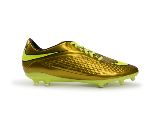 Nike Men's Hypervenom Phelon FG Metallic Gold/Black/Tour Yellow