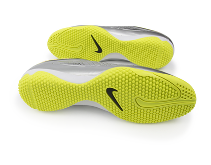 Nike Men's Hypervenom Phelon Indoor Soccer Shoes Chrome/Hyper Pink/Metalic Gold