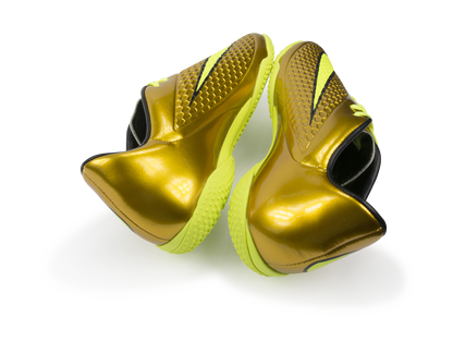 Nike Men's Hypervenom Phelon Indoor Soccer Shoes Metallic Gold/Black/Tour Yellow