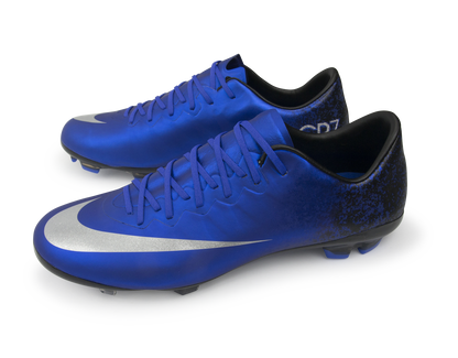 Nike Kids Mercurial Vapor X CR FG Deep Royal Blue/Metallic Silver