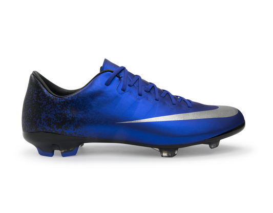 Nike Kids Mercurial Vapor X CR FG Deep Royal Blue/Metallic Silver