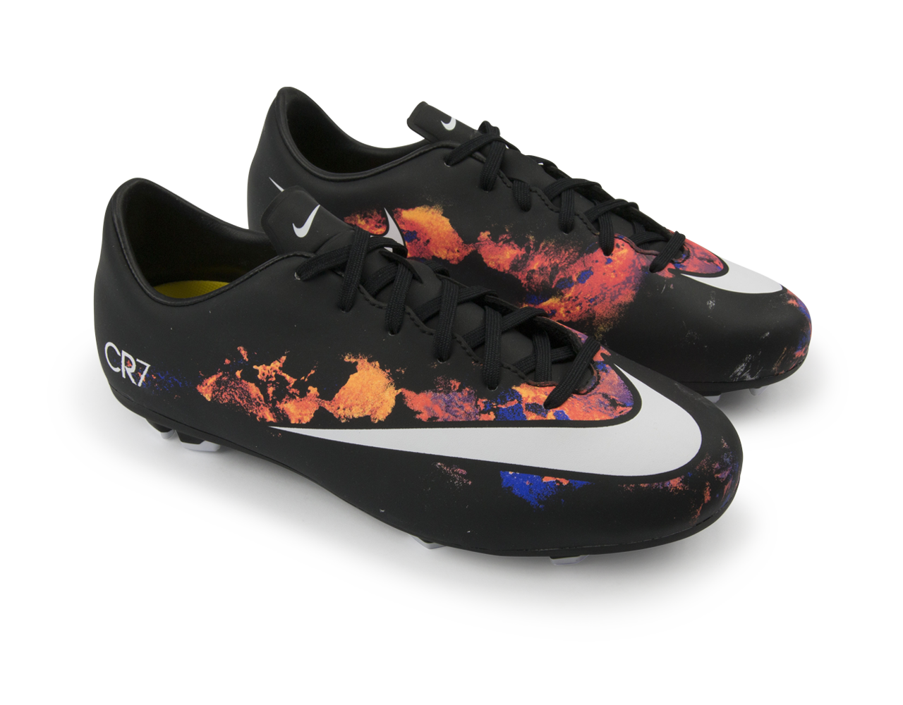Nike Kids Mercurial Victory V CR7 FG Black/White/Total Crimson