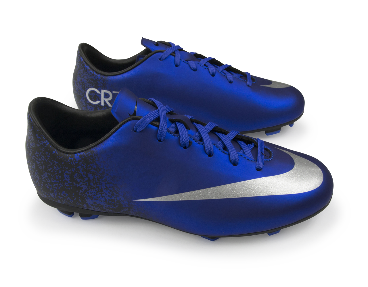 Nike Kids Mercurial Victory V CR7 FG Deep Royal Blue/Metallic Silver