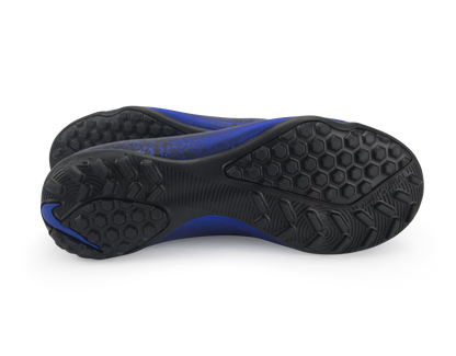Nike Kids Mercurial Victory V CR7 Turf Soccer Shoes Deep Royal Blue/Metallic Silver