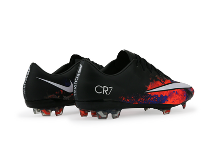 Nike Men's Mercurial Vapor X CR7 FG Black/White/Total Crimson