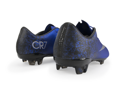 Nike Men's Mercurial Vapor X CR7 FG Deep Royal Blue/Metallic Silver