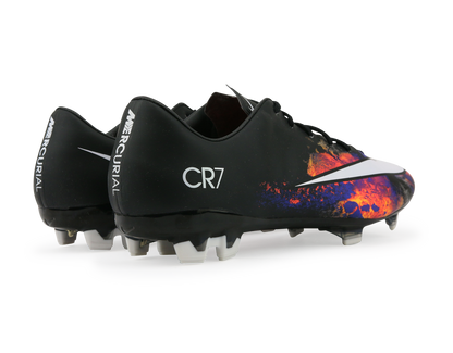 Nike Men's Mercurial Veloce II CR7 FG Black/White/Total Crimson