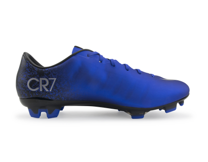 Nike Men's Mercurial Veloce II CR7 FG Deep Royal Blue/Metallic Silver