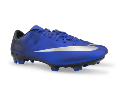 Nike Men's Mercurial Veloce II CR7 FG Deep Royal Blue/Metallic Silver