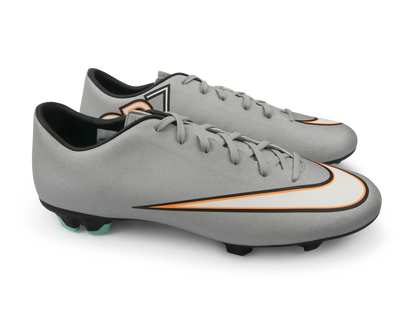Nike Men's Mercurial Victory V CR FG Metallic Silver/Hyper Turquoise/Black