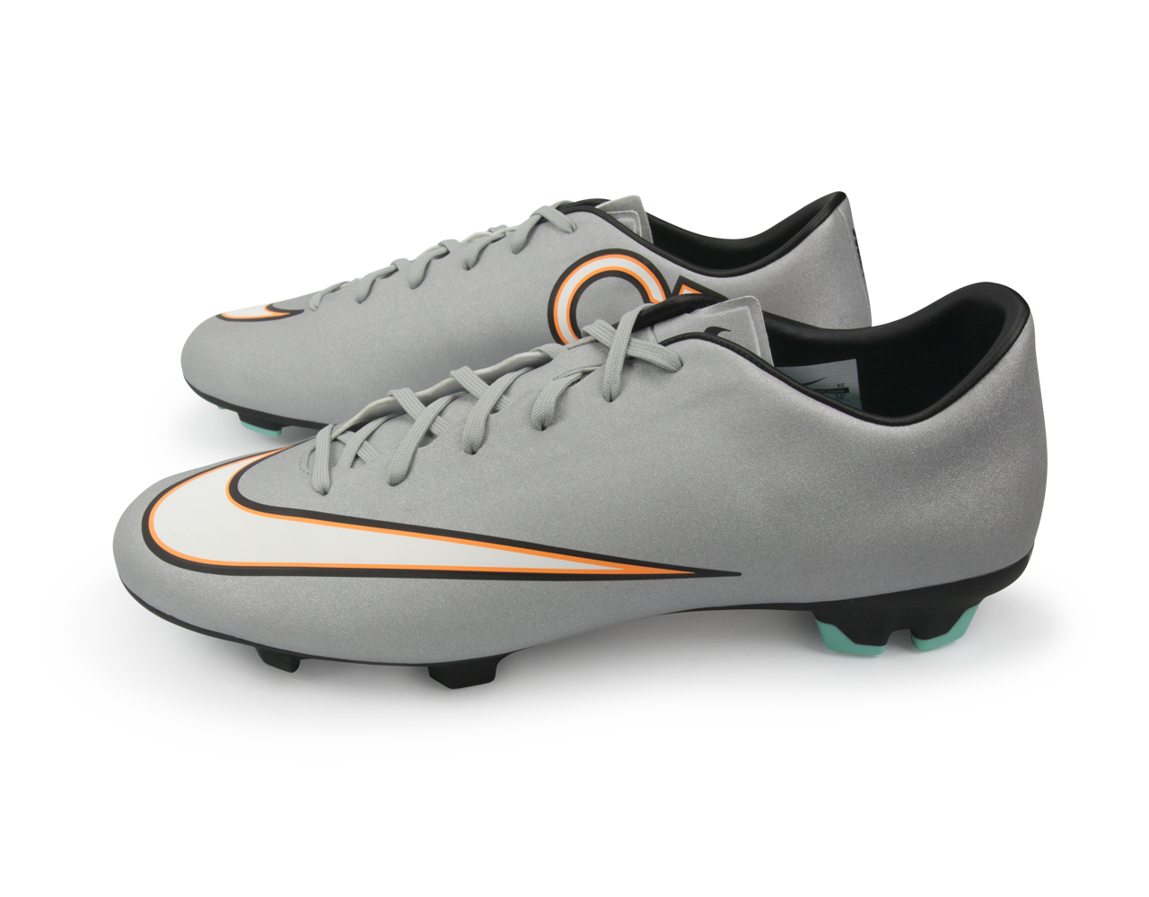Nike Men's Mercurial Victory V CR FG Metallic Silver/Hyper Turquoise/Black