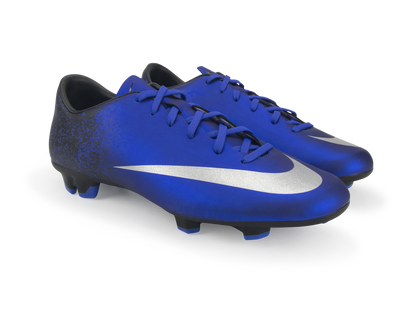 Nike Men's Mercurial Victory V CR 7 FG Deep Royal Blue/Racer Blue/Metallic Silver