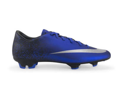Nike Men's Mercurial Victory V CR 7 FG Deep Royal Blue/Racer Blue/Metallic Silver
