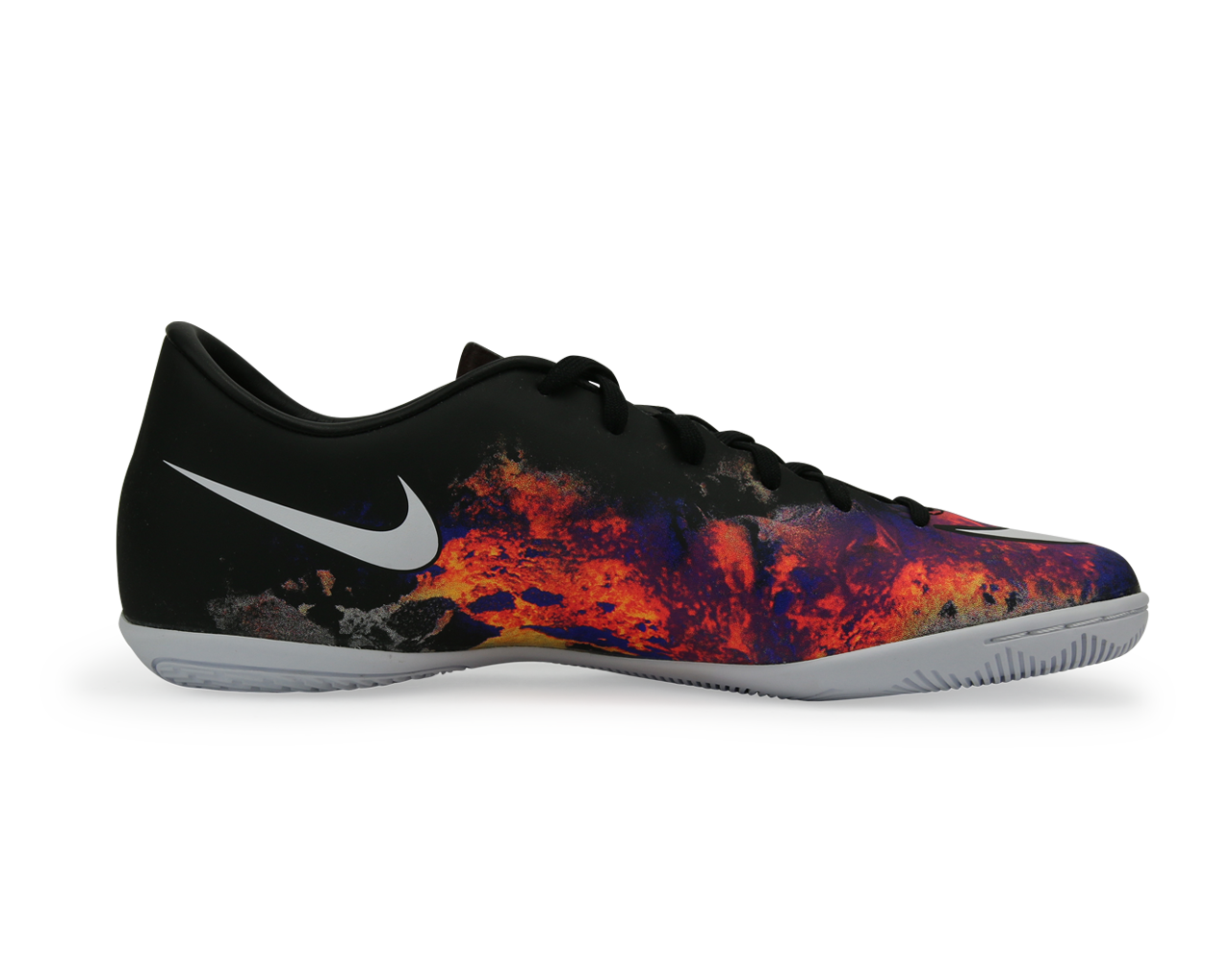 Nike Men's Mercurial Victory V CR Indoor Soccer Shoes  Black/White/Total Crimson/Vivid Purple