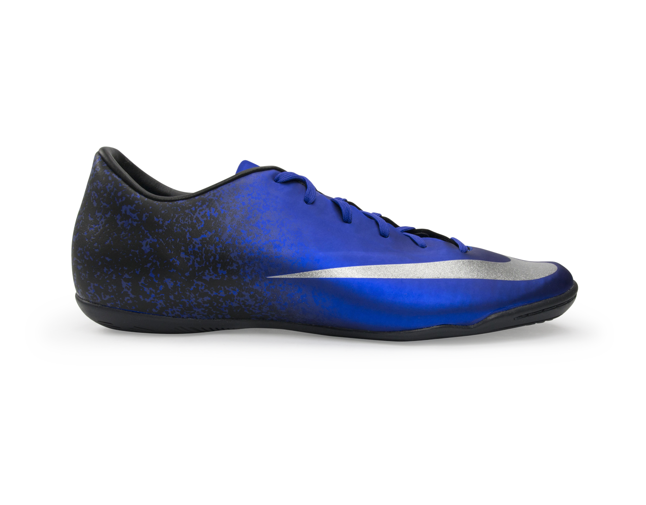 Nike Men's Mercurial Victory V CR7 Indoor Soccer Shoes Deep Royal Blue/Metallic Silver