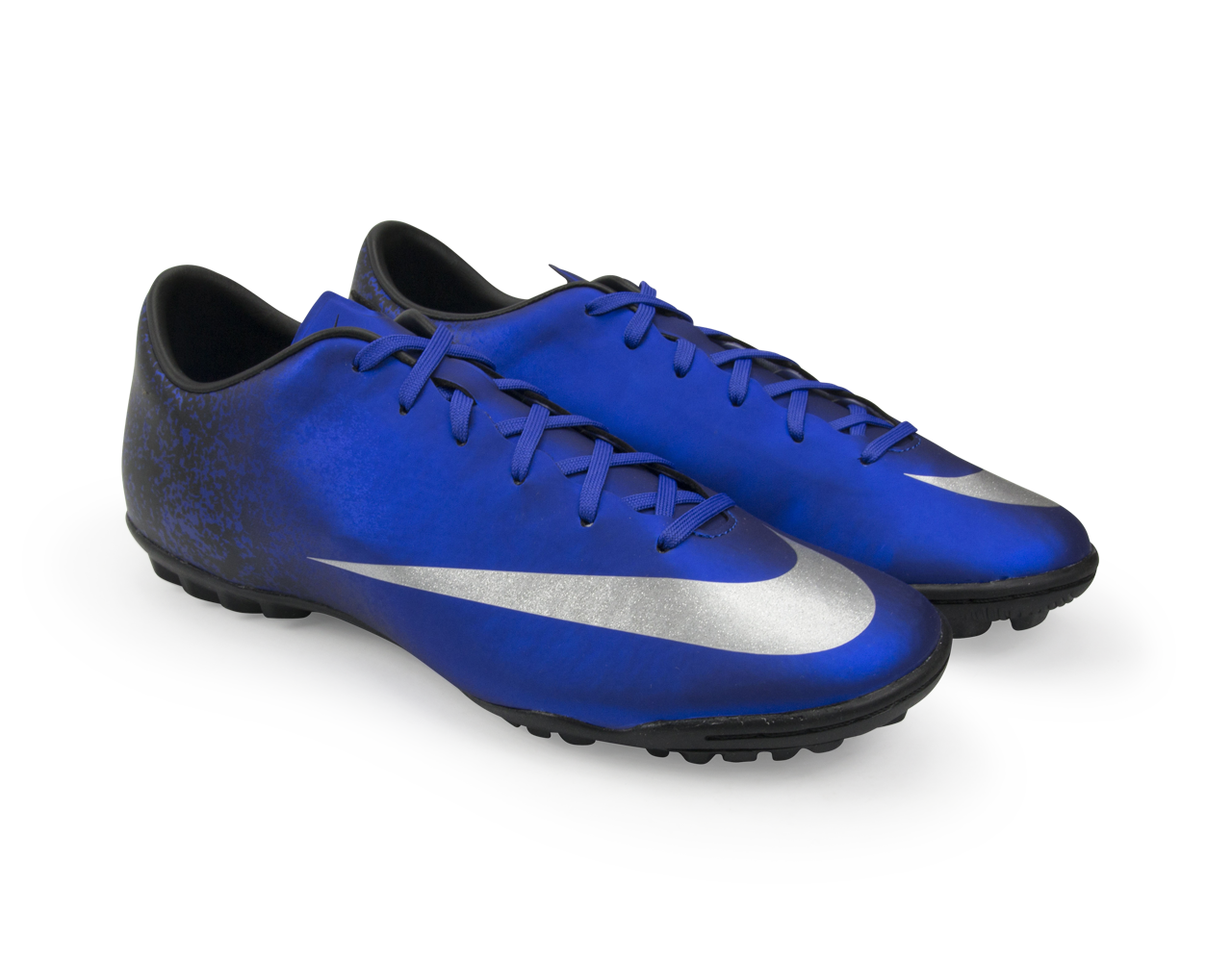 Nike Men's Mercurial Victory V CR7 Turf Soccer Shoes Royal Blue/Metallic Silver/Bleu Royal