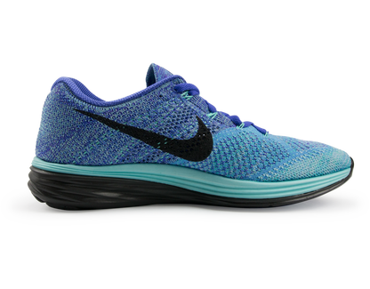 Nike Women's Flyknit Lunar 3 Running Shoes Light Aqua/Persian Violet/University Blue