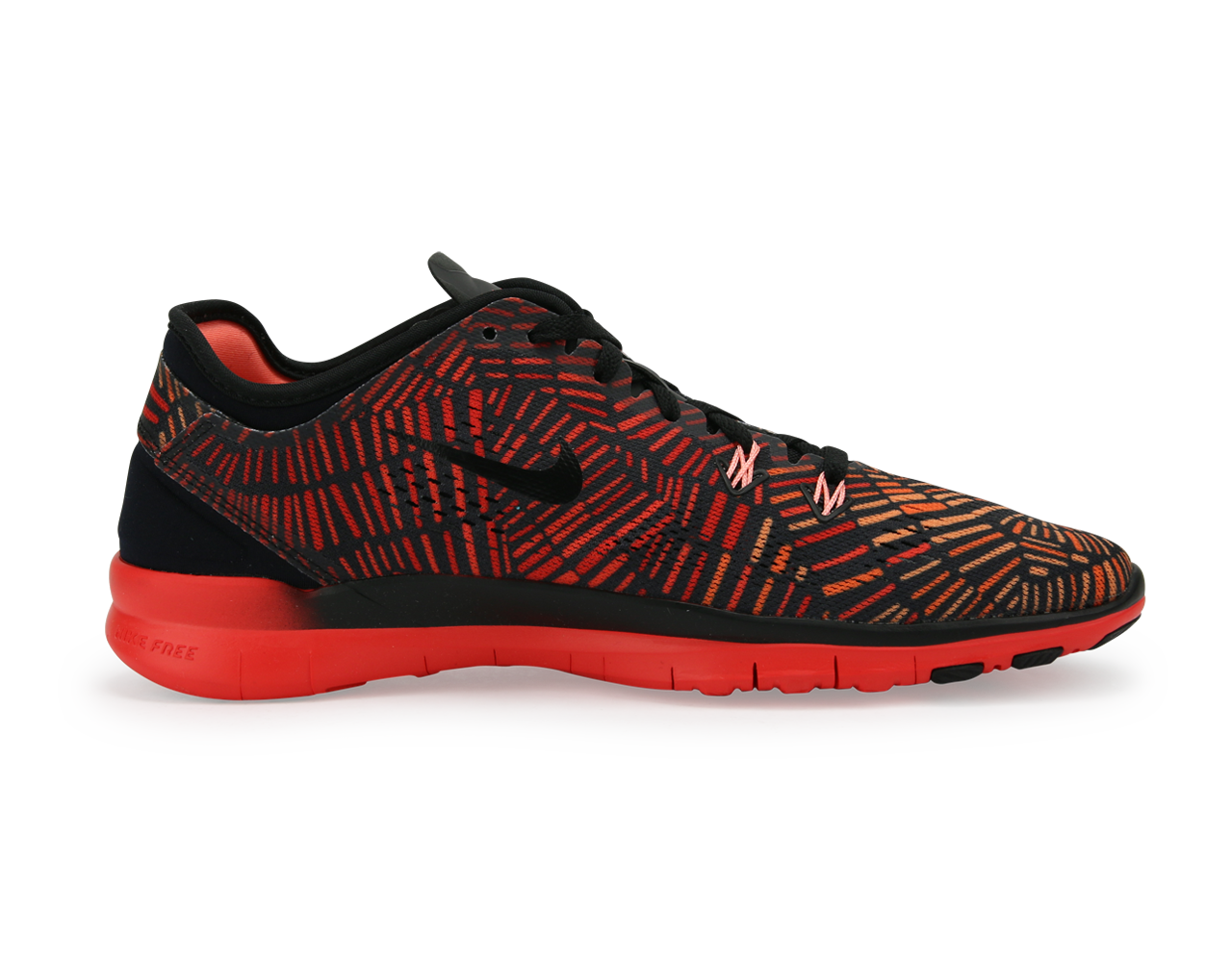 Nike Women's Free 5.0 TR Fit 5 Prt Black/Black Bright/Crimson Atomic