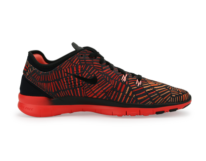 Nike Women's Free 5.0 TR Fit 5 Prt Black/Black Bright/Crimson Atomic