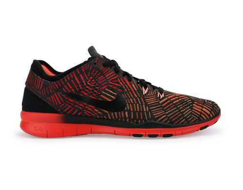 Nike Women's Free 5.0 TR Fit 5 Prt Black/Black Bright/Crimson Atomic