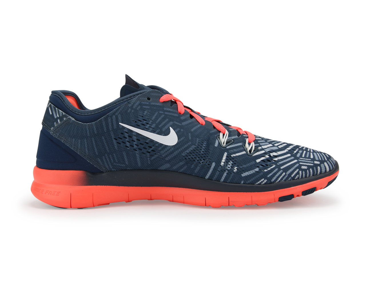 Nike Women's Free 5.0 TR Fit 5 Print V Squadron Blue/White Brght/Mng
