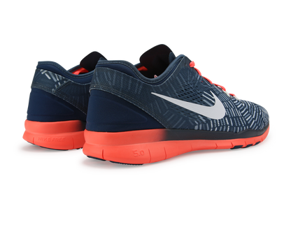 Nike Women's Free 5.0 TR Fit 5 Print V Squadron Blue/White Brght/Mng
