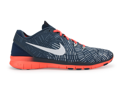 Nike Women's Free 5.0 TR Fit 5 Print V Squadron Blue/White Brght/Mng
