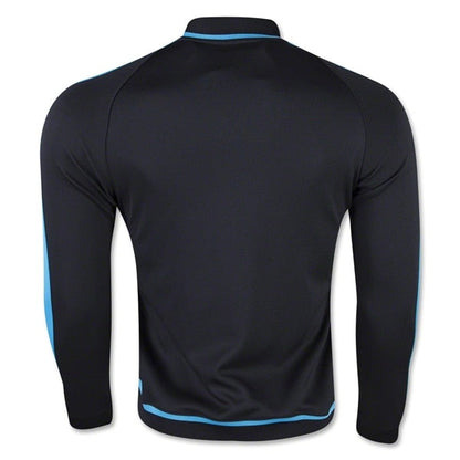 Nike Men's FC Barcelona Authentic N98 Jacket Black/Light Current Blue