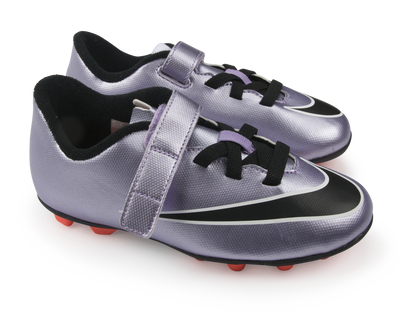 Nike Kids Mercurial Vortex II V FG-R Urban Lilac/Bright Mango/Black